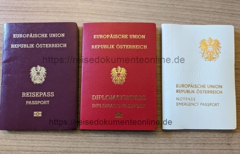 Austrian deplomatic passport